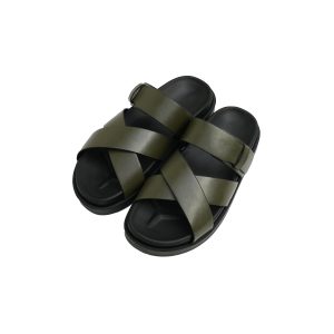 صندل مردانه رنگ سبز یشمی کد 201
